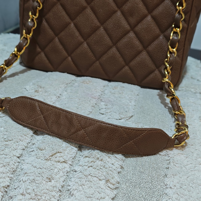 優惠到5/31 ChanelVintage 荔枝牛皮大方胖-74