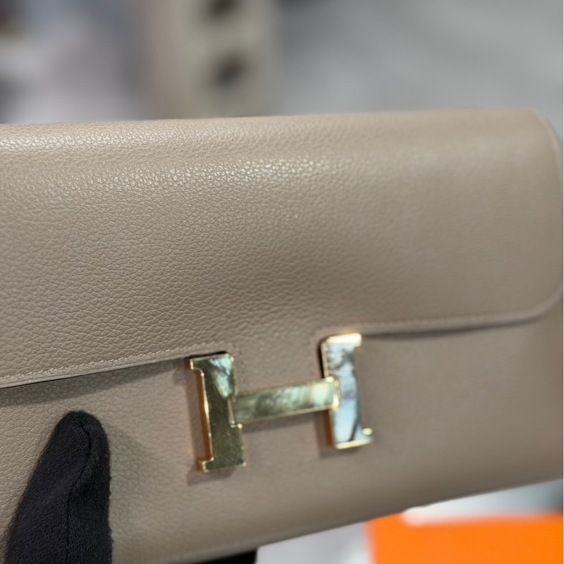 全套購證C刻🌟Hermes 愛馬仕 Constance Long Veau Evercolor 康康長夾手拿包 M8|Classic Trend CT精品|台北東區實體-4