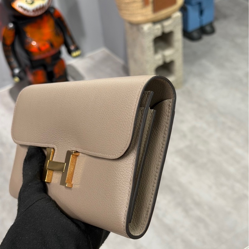 全套購證C刻🌟Hermes 愛馬仕 Constance Long Veau Evercolor 康康長夾手拿包 M8|Classic Trend CT精品|台北東區實體-5