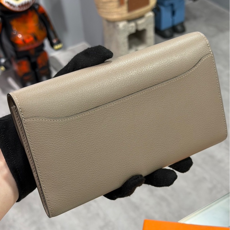 全套購證C刻🌟Hermes 愛馬仕 Constance Long Veau Evercolor 康康長夾手拿包 M8|Classic Trend CT精品|台北東區實體-7