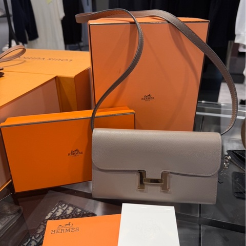 全套購證C刻🌟Hermes 愛馬仕 Constance Long Veau Evercolor 康康長夾手拿包 M8｜Classic Trend CT精品｜台北東區實體
