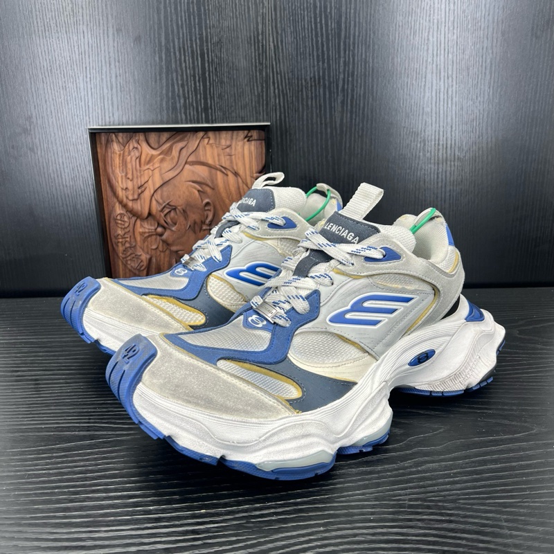 巴黎世家 cargo 白藍灰 碼數 42 碼-0