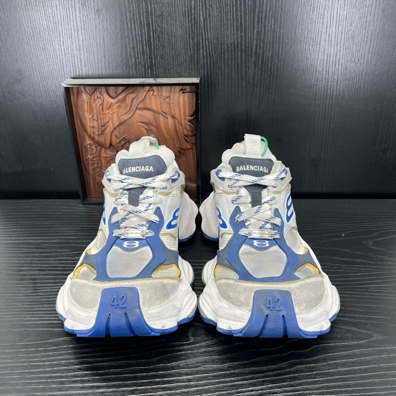 巴黎世家 cargo 白藍灰 碼數 42 碼-1