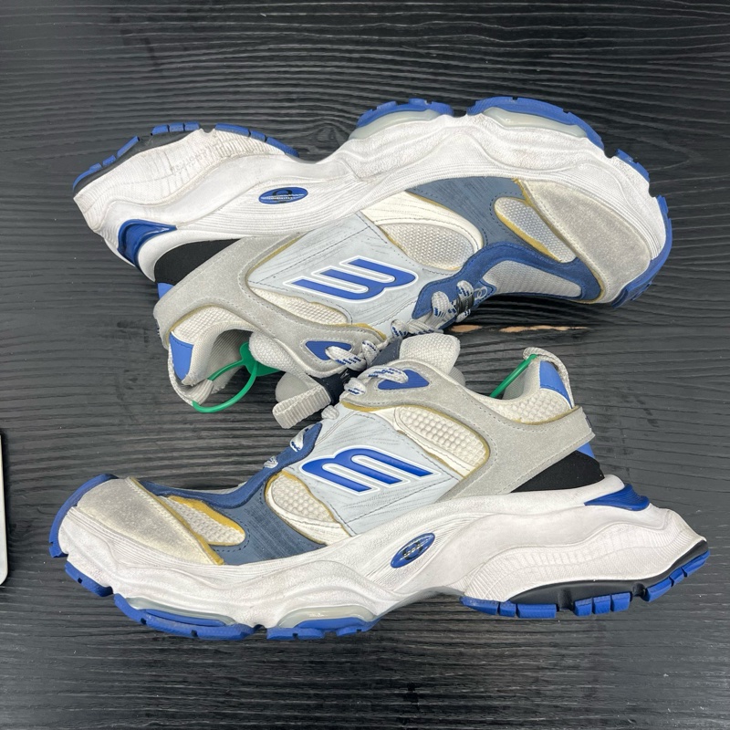 巴黎世家 cargo 白藍灰 碼數 42 碼-5