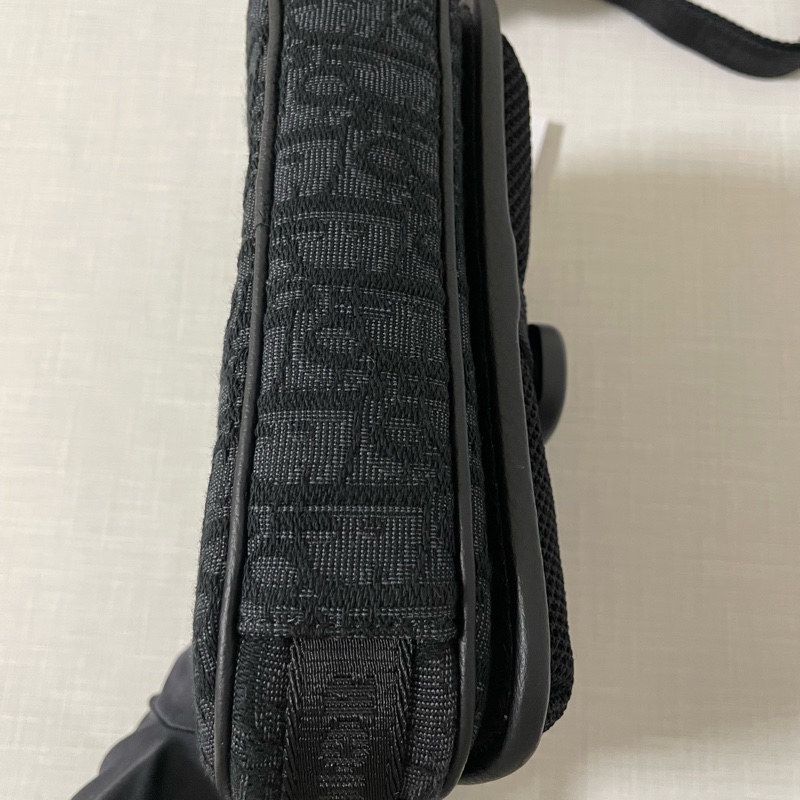 DIOR 黑色老花 小8字包 小郵差包-8