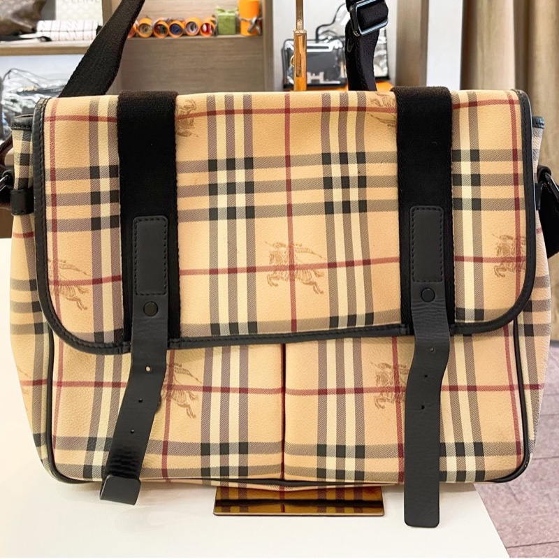 巴寶莉 burburry 斜挎包 尺寸:36*32 🈚附件-0