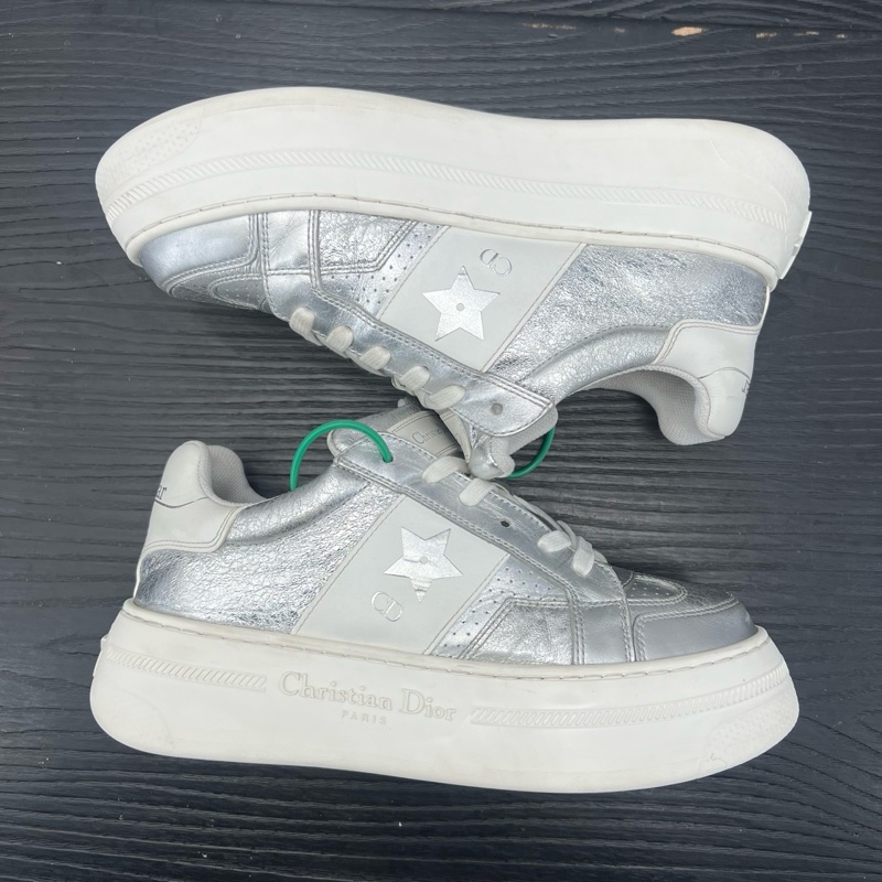 DIOR 迪奥 cd 白銀37碼-6