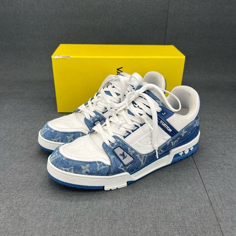 Louis Vuitton路易威登 trainer 白藍牛仔 43碼