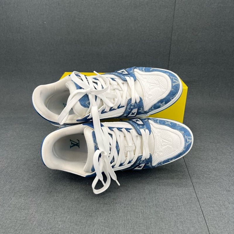 Louis Vuitton路易威登 trainer 白藍牛仔 43碼-4