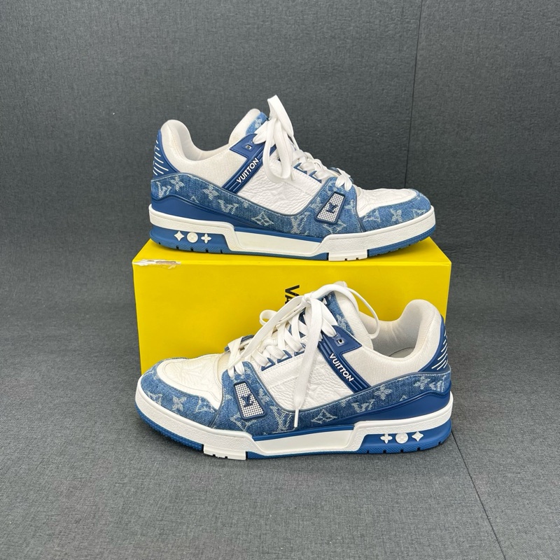 Louis Vuitton路易威登 trainer 白藍牛仔 43碼-5