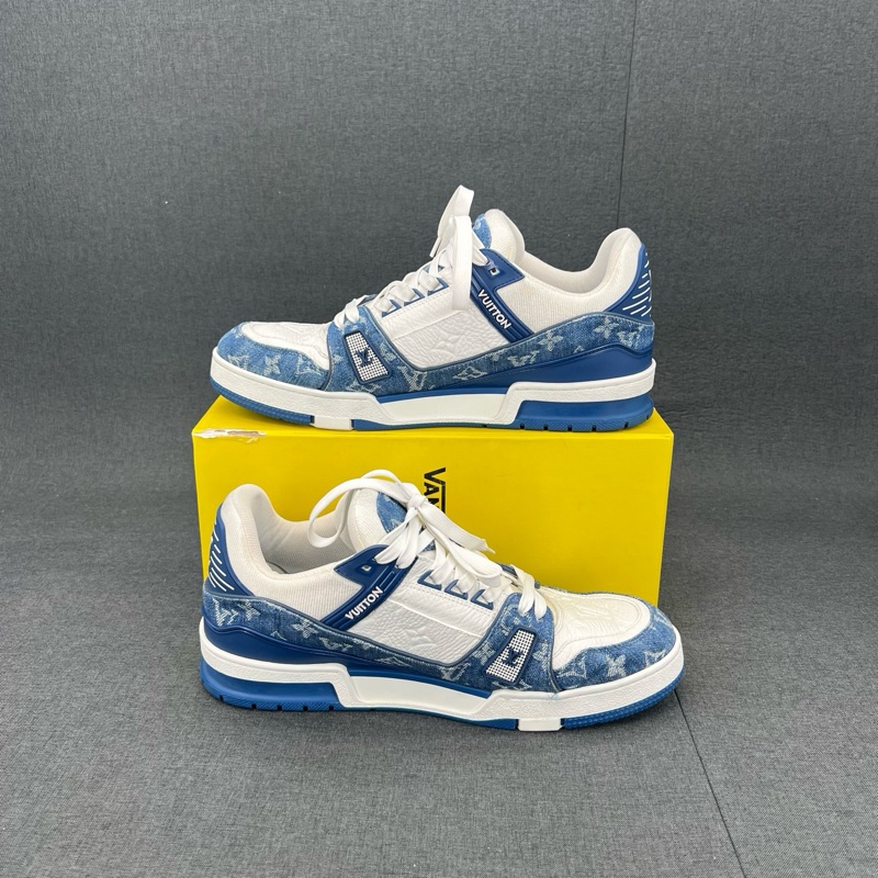 Louis Vuitton路易威登 trainer 白藍牛仔 43碼-6
