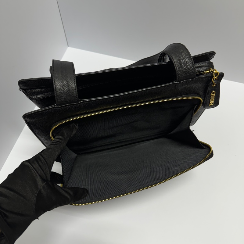 【極新CHANEL🎀】 Chanel 黑金荔枝牛皮 肩背托特包 (專櫃265,000)-11