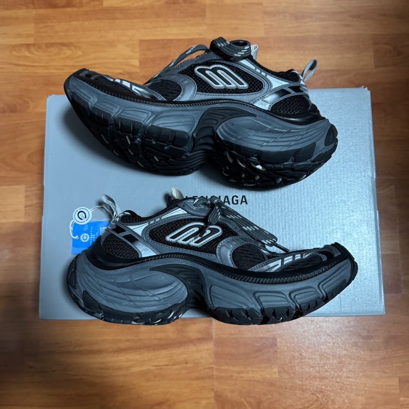 Balenciaga正品老爹鞋6XL巴黎世家做舊女款 黑色 37碼-1