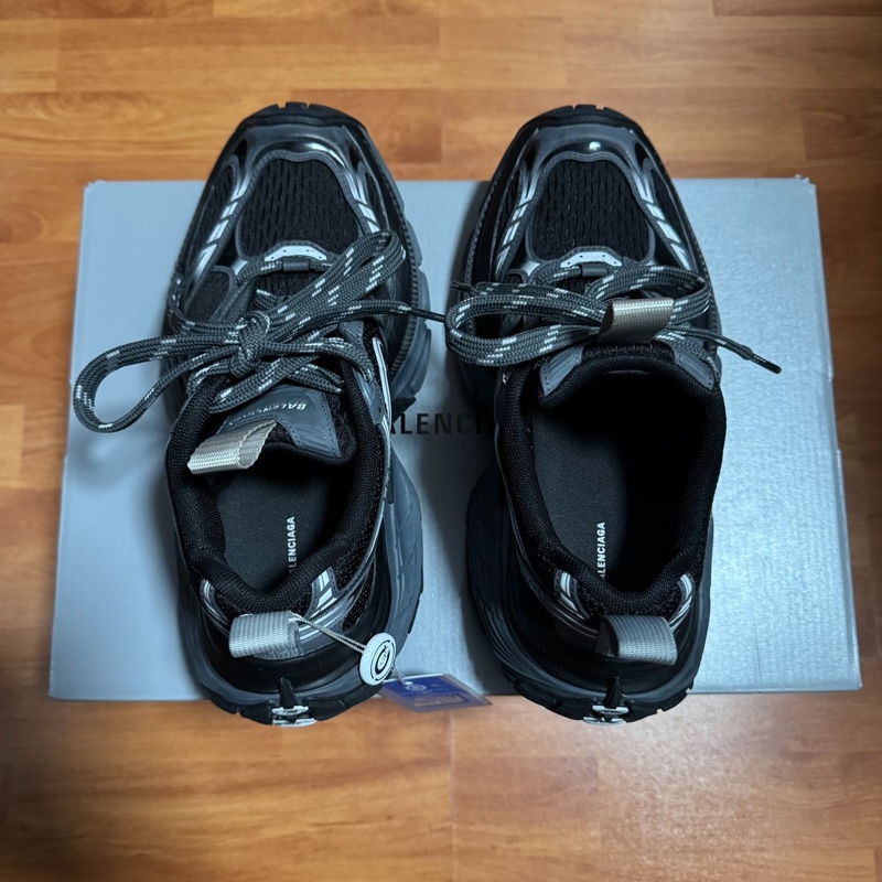 Balenciaga正品老爹鞋6XL巴黎世家做舊女款 黑色 37碼-6