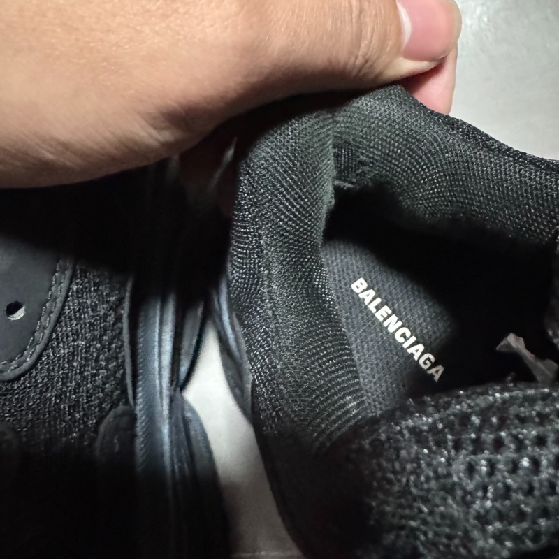 Balenciaga老爹鞋巴黎世家 Triple S 做舊女款 黑色 36碼-4