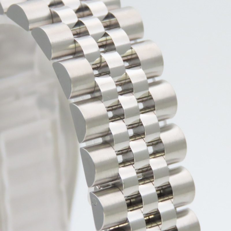 Rolex Datejust 36 116234 精鋼/18K 白金錶殼,銀色錶盤,條形刻度,男士腕錶-15