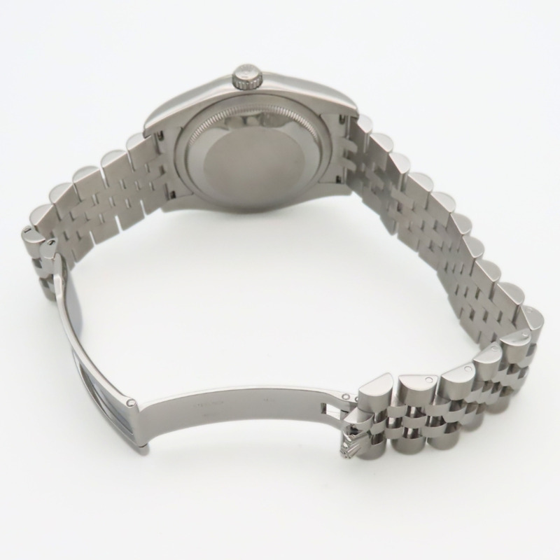 Rolex Datejust 36 116234 精鋼/18K 白金錶殼,銀色錶盤,條形刻度,男士腕錶-16