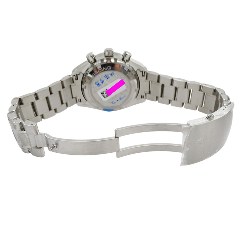 歐米茄超霸賽車326.30.40.50.01.001男士腕錶,品牌名稱,同軸計時表,自動機芯,不銹鋼(SS),銀色和黑色。-3