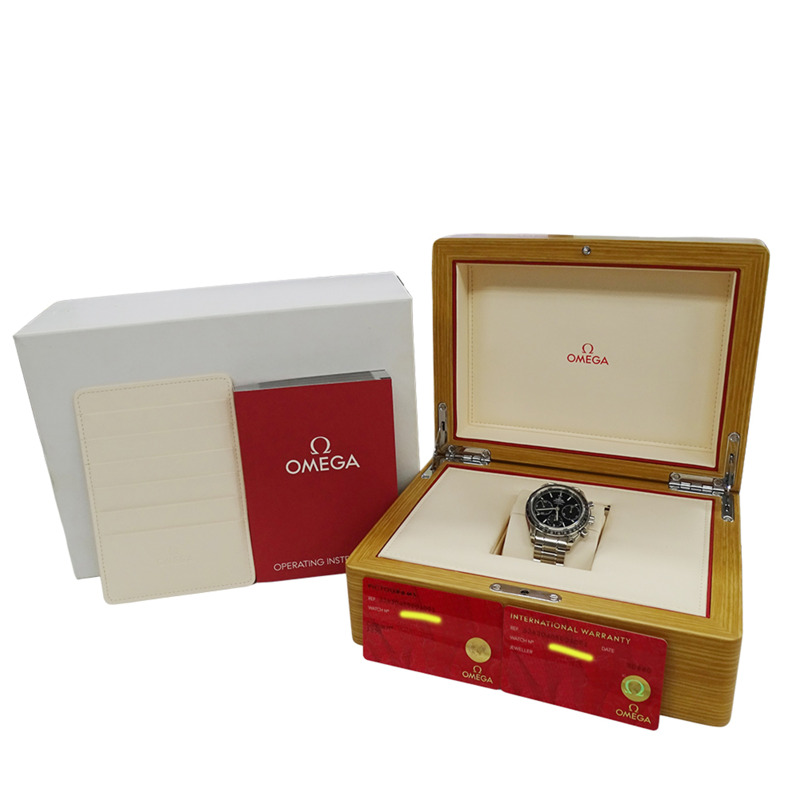 歐米茄超霸賽車326.30.40.50.01.001男士腕錶,品牌名稱,同軸計時表,自動機芯,不銹鋼(SS),銀色和黑色。-8