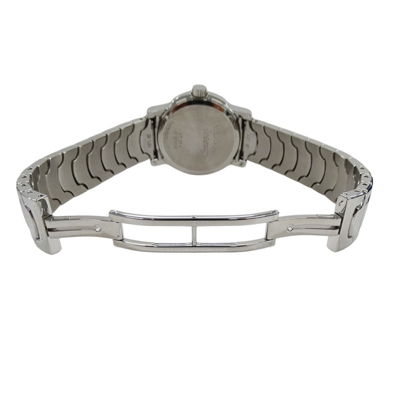 寶格麗 (Bulgari) 女士腕錶,Solo Tempo Date,石英機芯,不銹鋼 (SS) ST29S,銀色和黑色-3