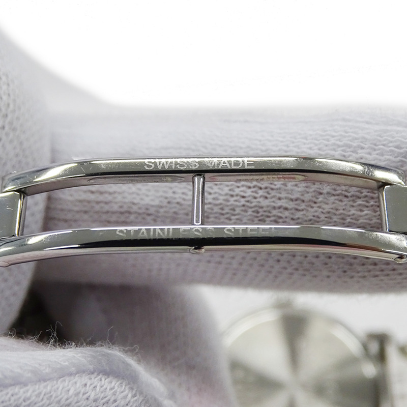 寶格麗 (Bulgari) 女士腕錶,Solo Tempo Date,石英機芯,不銹鋼 (SS) ST29S,銀色和黑色-9