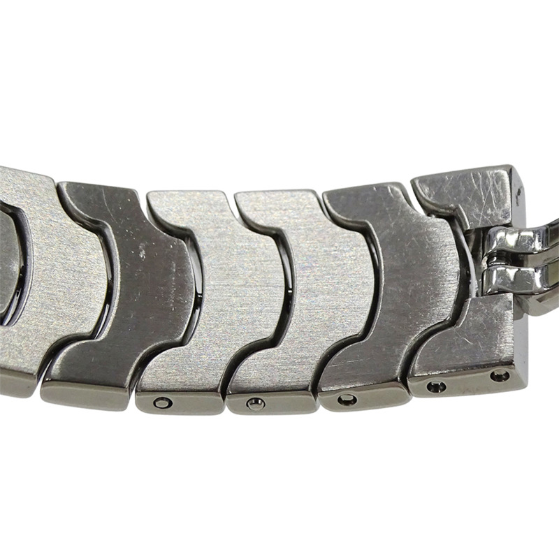 寶格麗 (Bulgari) 女士腕錶,Solo Tempo Date,石英機芯,不銹鋼 (SS) ST29S,銀色和黑色-11