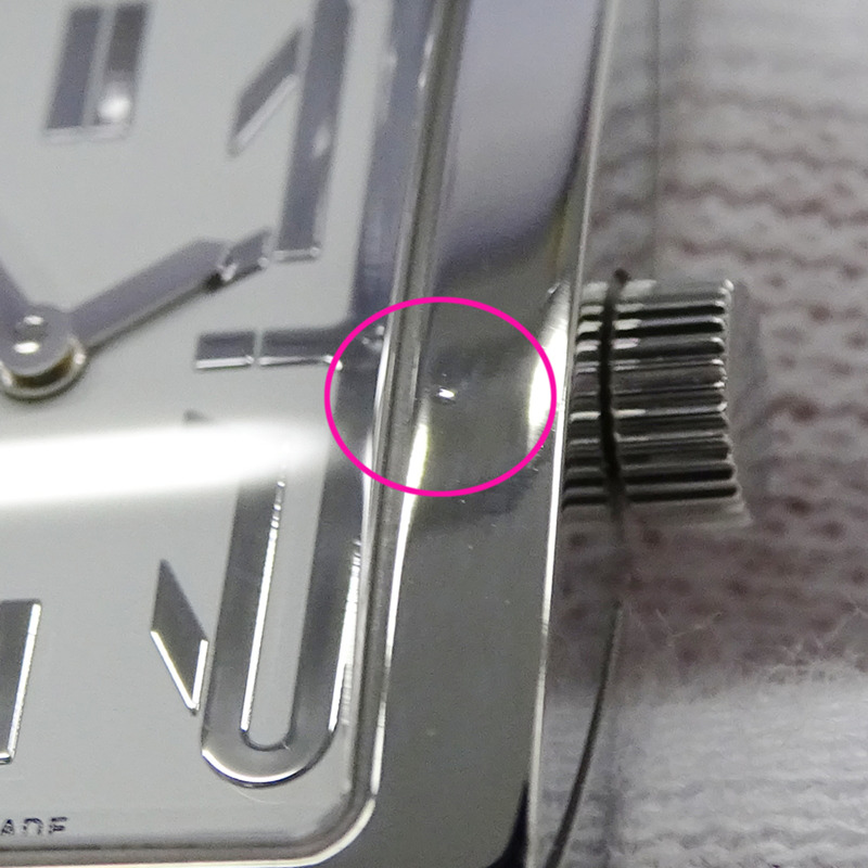 寶格麗 (Bulgari) 女士腕錶,品牌:Rettangolo 石英錶,不銹鋼 (SS),型號:RT39S,銀色,白色,方形-13