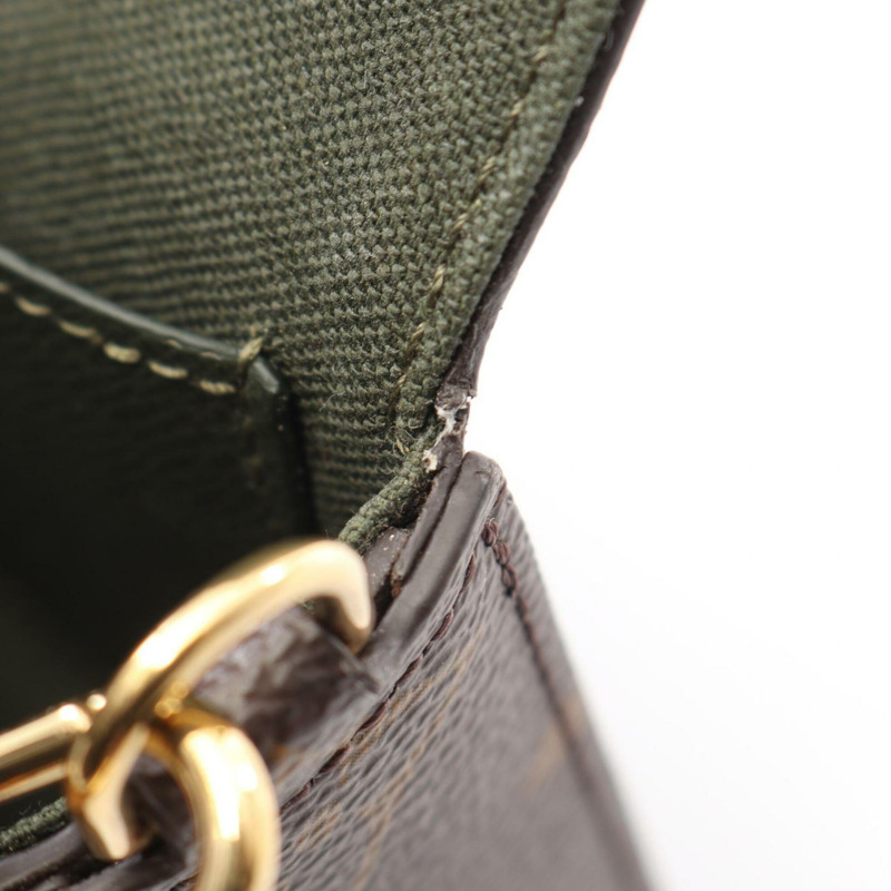 路易威登 Multi Pochette Felicie 單肩包/手提包,塗層帆布,Monogram 圖案,女士款,棕色/綠色,M80091-6