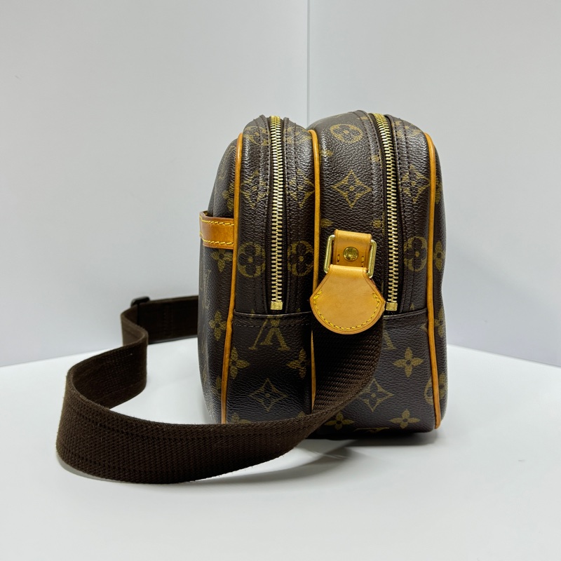 (極新🎁) LV 經典老花 雙層記者包 相機包 斜背包 【專櫃10.3萬】-3