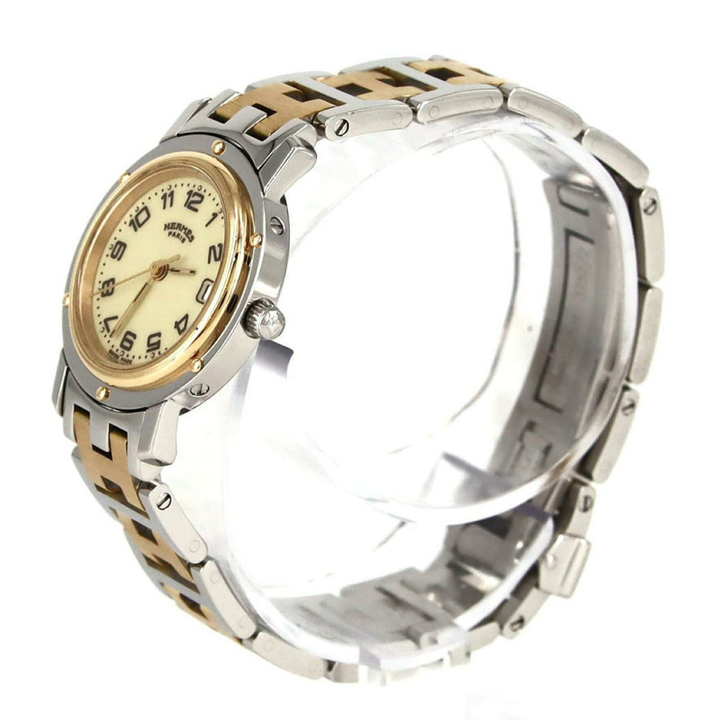 愛馬仕 Clipper Combination CL4.220 SSxGP 石英錶-1