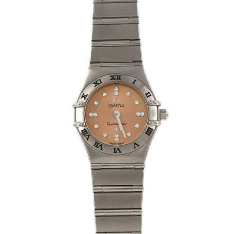 歐米茄星座系列迷你16P辛蒂克勞馥限量版1564.66精鋼石英錶