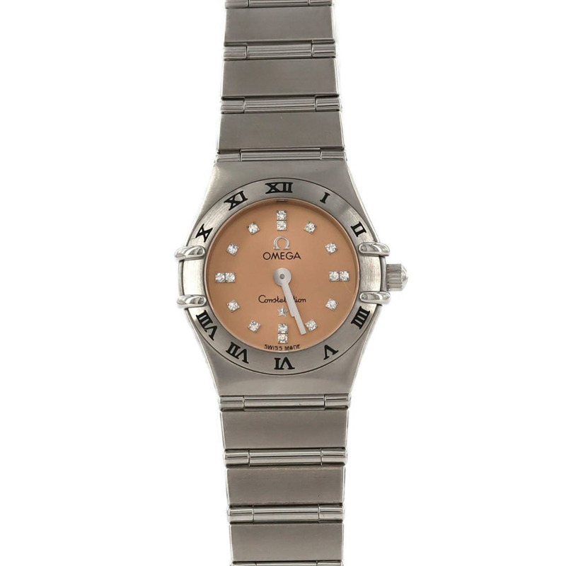 歐米茄星座系列迷你16P辛蒂克勞馥限量版1564.66精鋼石英錶-0