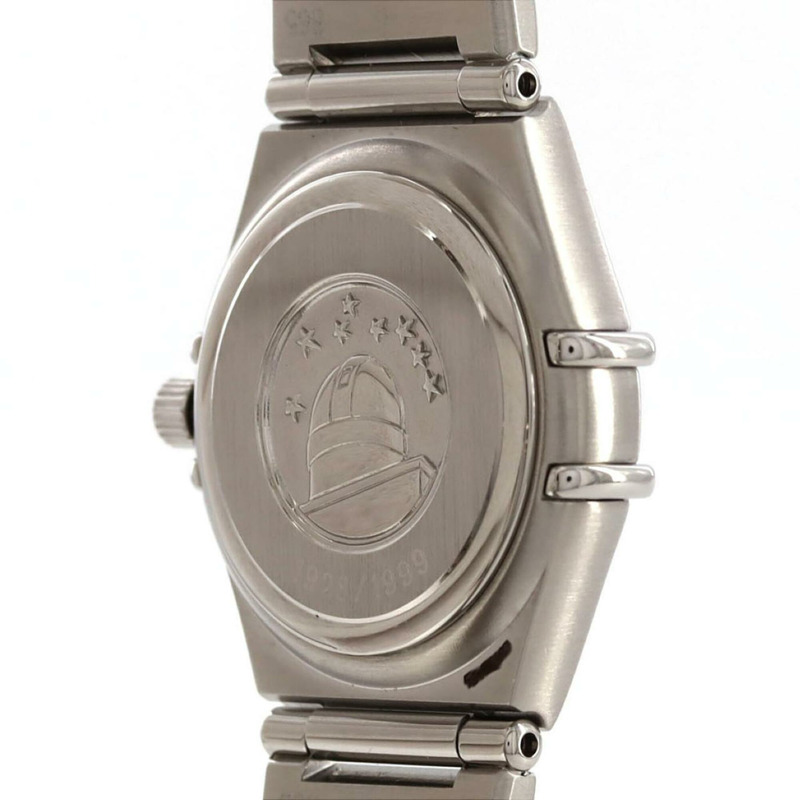 歐米茄星座系列迷你16P辛蒂克勞馥限量版1564.66精鋼石英錶-5