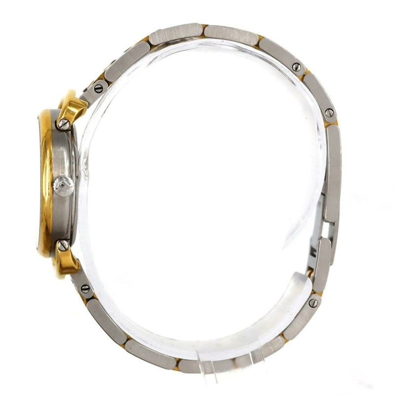 愛馬仕 Pullman 雙色不銹鋼鍍金石英錶-2