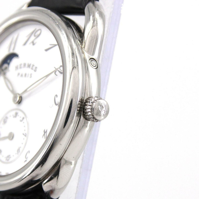 愛馬仕 Arso Petite Ruenne 月相 AR7M.510 不鏽鋼自動腕錶-2