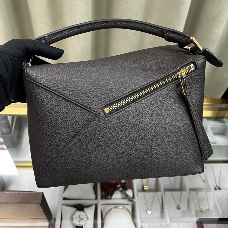 Loewe Puzzle small 小號 新款深灰色-1