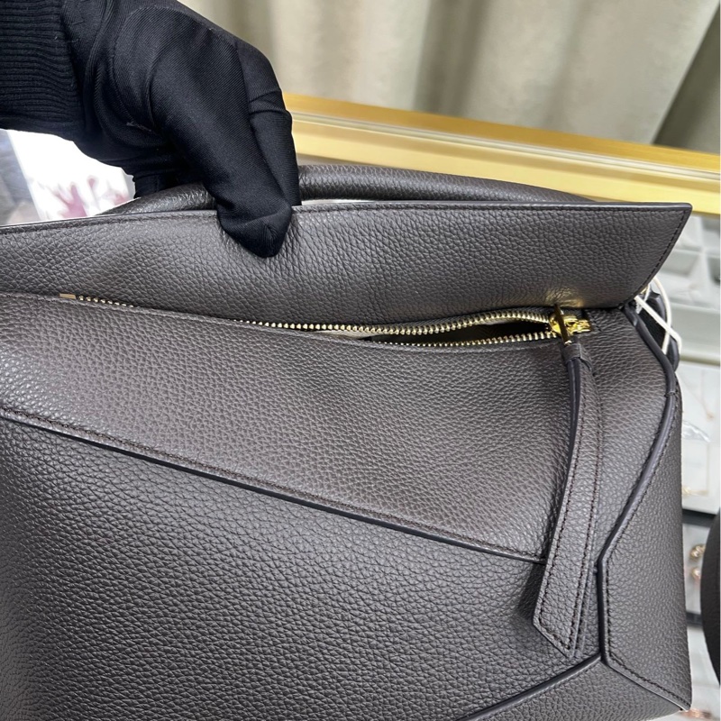 Loewe Puzzle small 小號 新款深灰色-8