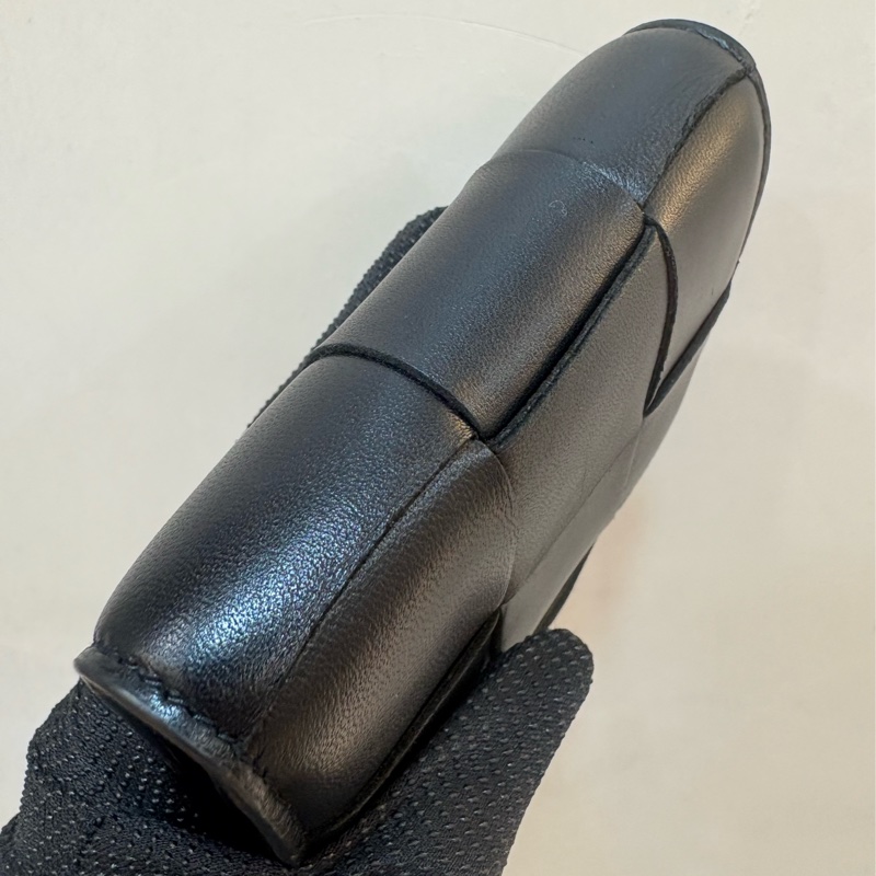 BV 大編織格 BOTTEGA VENETA / Mini Wallet 黑-5