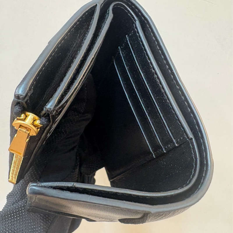 BV 大編織格 BOTTEGA VENETA / Mini Wallet 黑-7