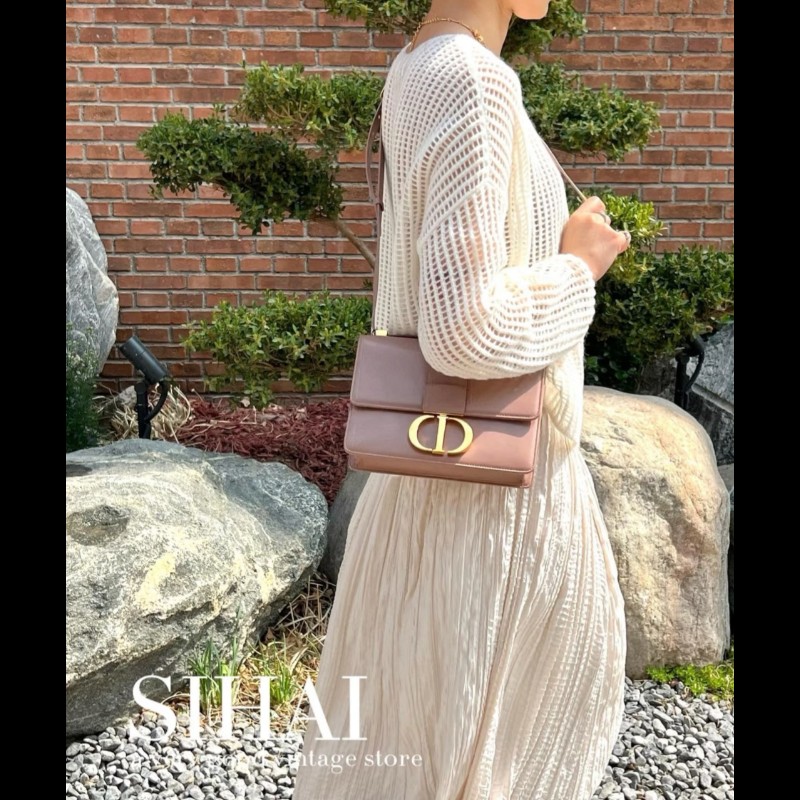 Dior 迪奧 蒙田 Dior 30 Montaigne 裸粉色 玫瑰粉色 乾燥玫瑰粉色 肩背包 斜背包-0