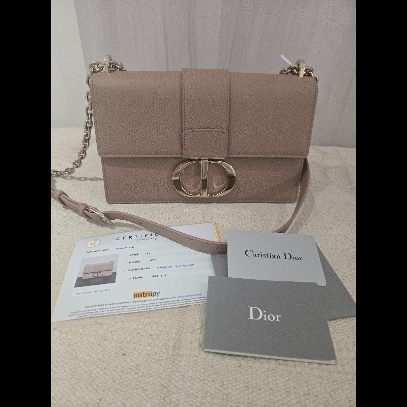 Dior 迪奧 蒙田 Dior 30 Montaigne 裸粉色 玫瑰粉色 乾燥玫瑰粉色 肩背包 斜背包-4