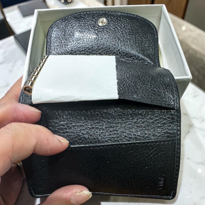 Chloe Lilly 蝴蝶結 6扣 鑰匙包  黑色-1