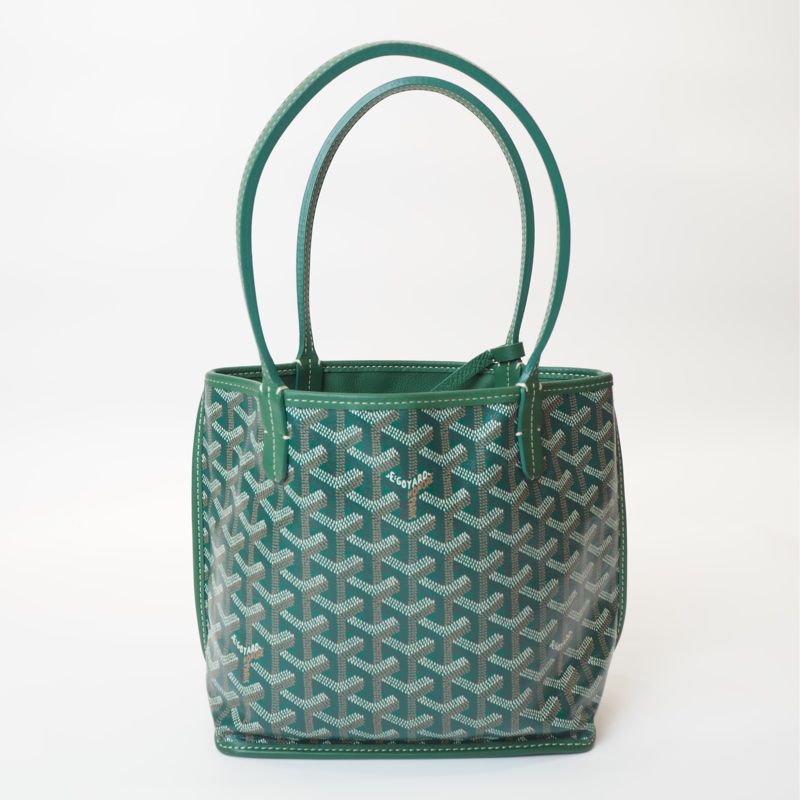 Goyard Anjou mini tote綠色-3