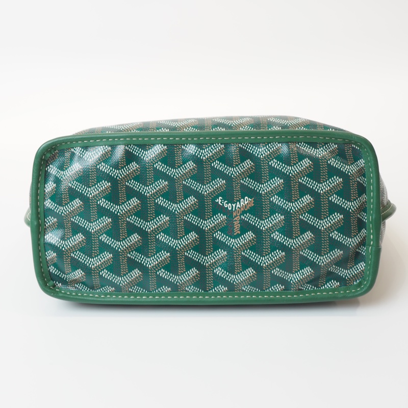 Goyard Anjou mini tote綠色-4