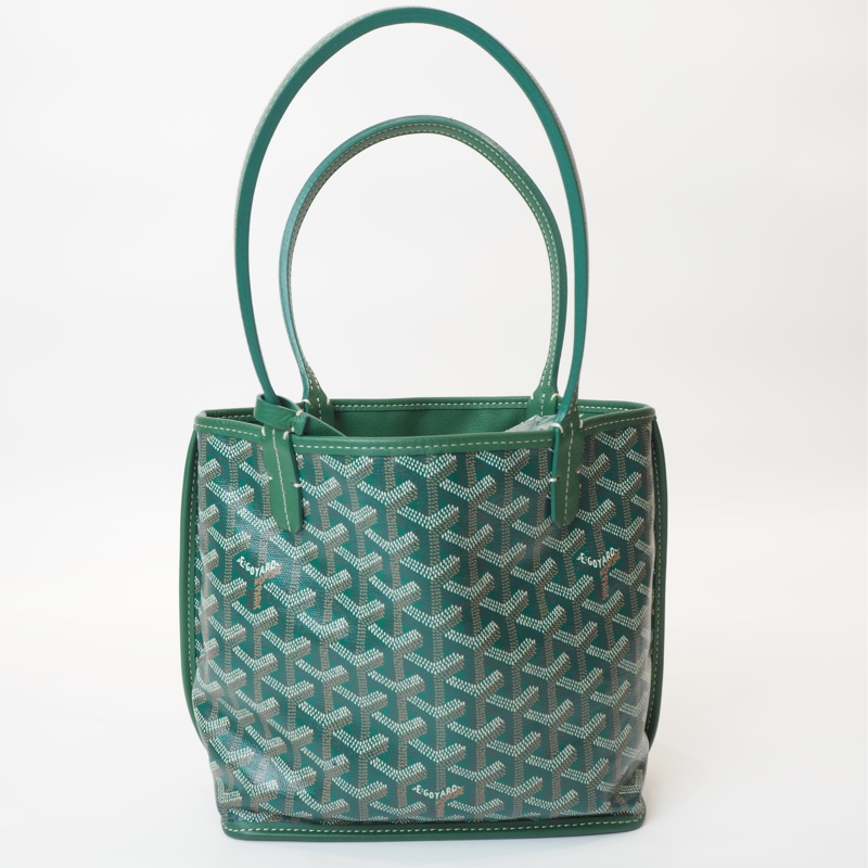 Goyard Anjou mini tote綠色-6