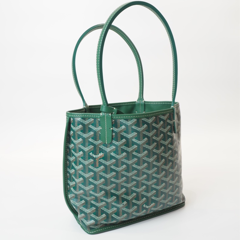 Goyard Anjou mini tote綠色-7