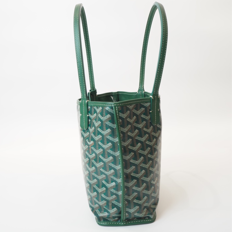 Goyard Anjou mini tote綠色-10