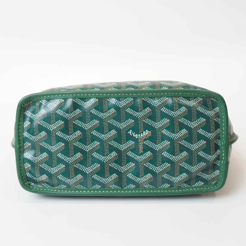 Goyard Anjou mini tote綠色-11