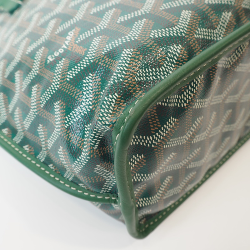 Goyard Anjou mini tote綠色-12