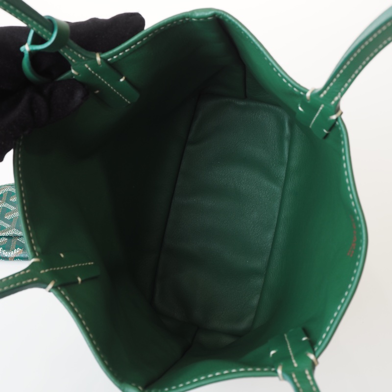 Goyard Anjou mini tote綠色-16